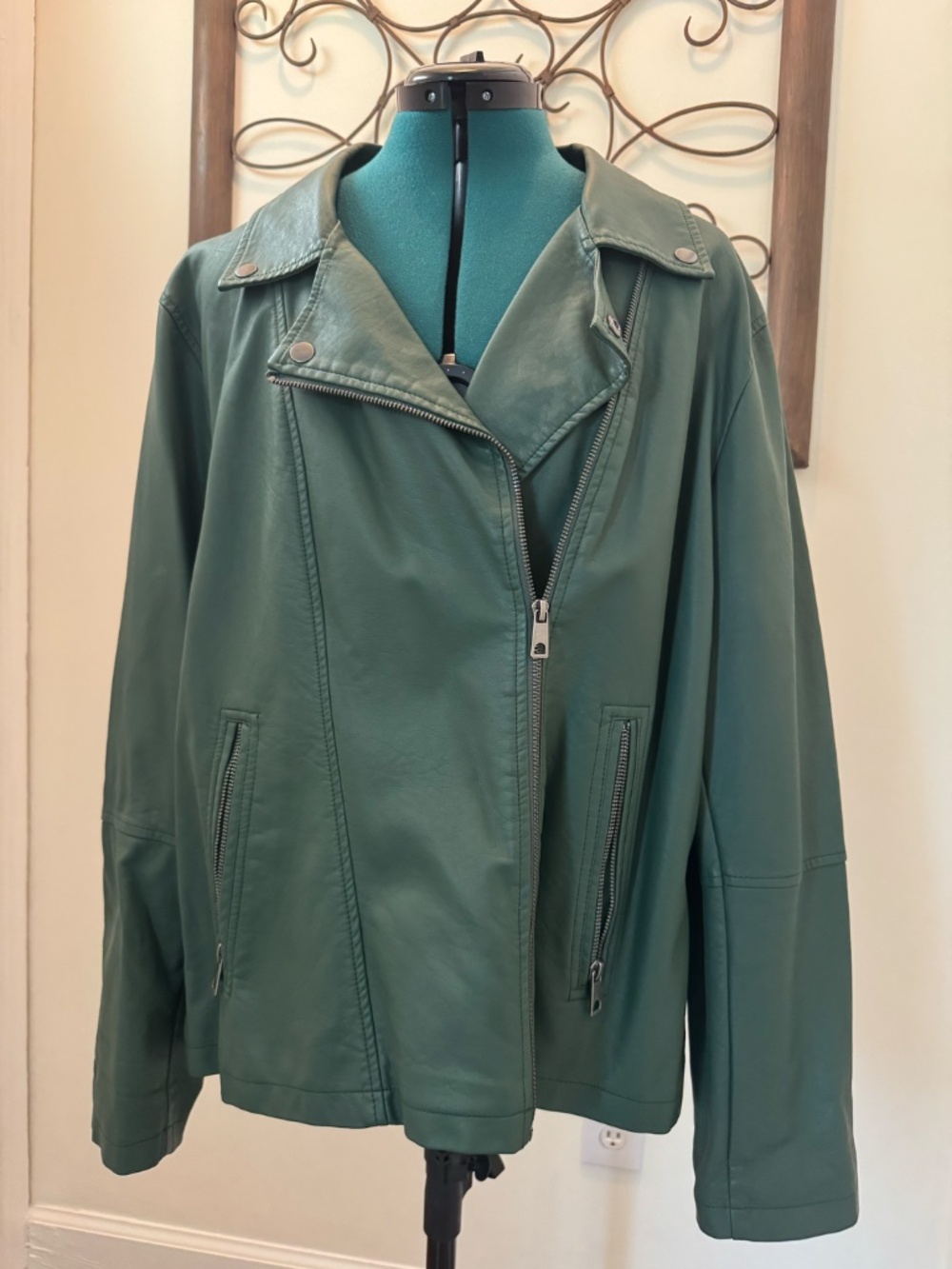 Style & Co Jacket Sz XXL Army Green